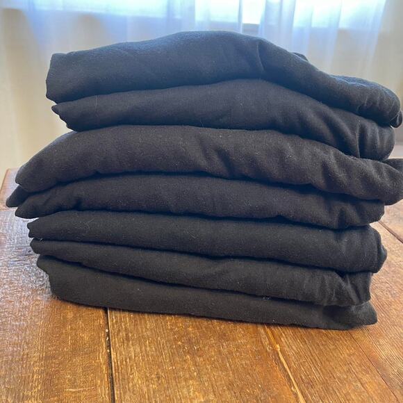 Lot of 7 black tees - Picture 2 of 4